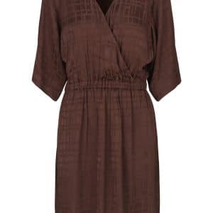 CRÉTON Harper kjole (DARK BROWN, M)