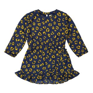 Pige kjole - Navy - Størrelse 104