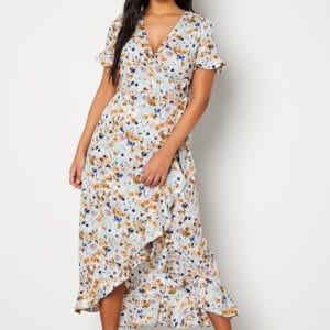 VERO MODA Henna 2/4 Wrap Long Dress Ether AOP:Maddy XS