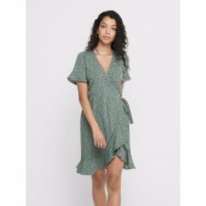 ONLY Wrap Kjole Olivia Chinois Green