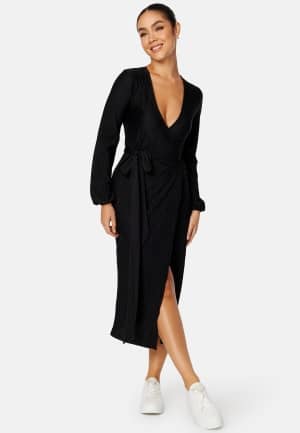 BUBBLEROOM Jolie wrap dress Black XL