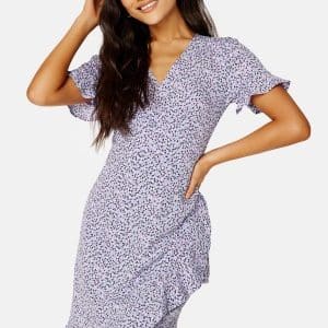 ONLY Olivia S/S Wrap Dress Chinese Violet AOP:W 34