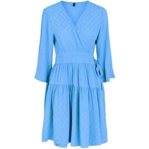 Sepi 3/4 wrap dress - Parisian blue