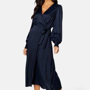 BUBBLEROOM CC wrap dress Dark blue 36