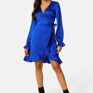 BUBBLEROOM Emiliana Wrap dress Blue 38