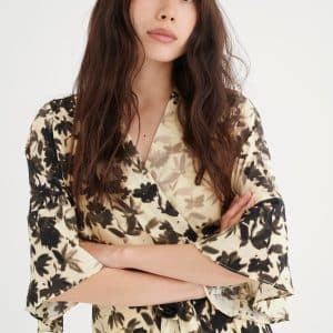 Inwear Vulioiw New Hazini Kjole 7238 301258, Farve: Gul Jungle Fever, Størrelse: 36, Dame