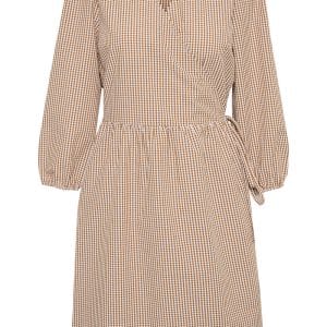 Saint Tropez Iggasz Wrap Kjole 30511947 180937 Brun, Størrelse: S, Farve: Brun Brun, Dame