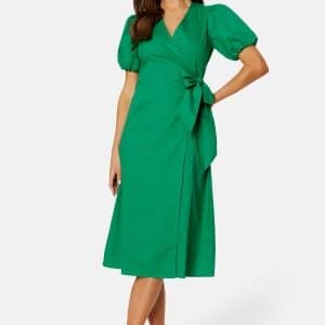 BUBBLEROOM Tova Midi Dress Green 34