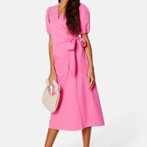 BUBBLEROOM Tova Midi Dress Pink 34