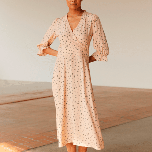 Sofie Schnoor Kjole S231323 Beige, Størrelse: XL, Farve: Beige Rose, Dame