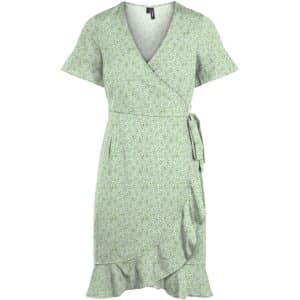 Vero Moda dame kjole VMHENNA - Birch Green Hollo