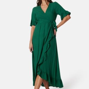 Happy Holly Emmie Viscose Maxi Dress Emerald green 40/42