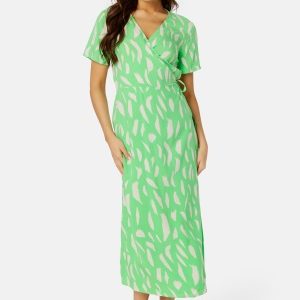 Object Collectors Item Ema Elise Long Wrap Dress Spring Bouquet AOP:S 38