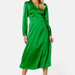 Object Collectors Item Naya L/S Wrap Dress Fern Green 38