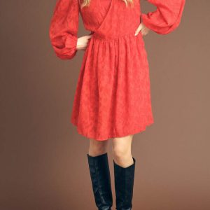 A-View - Kjole - Feani Dress - Red