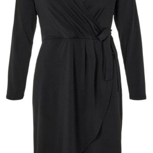 VILA Kjole - Nayeli Long Wrap - Black