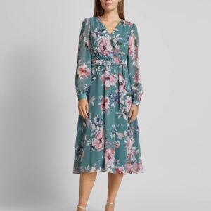 Cocktailkjole med Blomsterprint