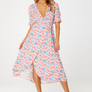 Elegance S/S Wrap Dress