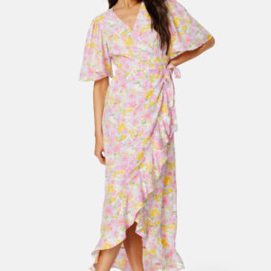 Emma Henna Long Wrap Dress