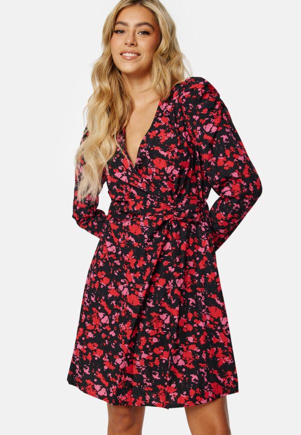 Faline LS Wrap Dress