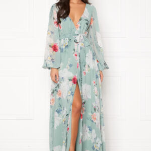 Floral Chiffon Maxi Dress