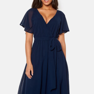 Flutter Chiffon Midi Dress