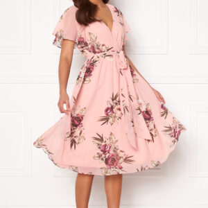 Flutter Floral Midi Dress