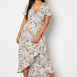 Henna 2/4 Wrap Long Dress