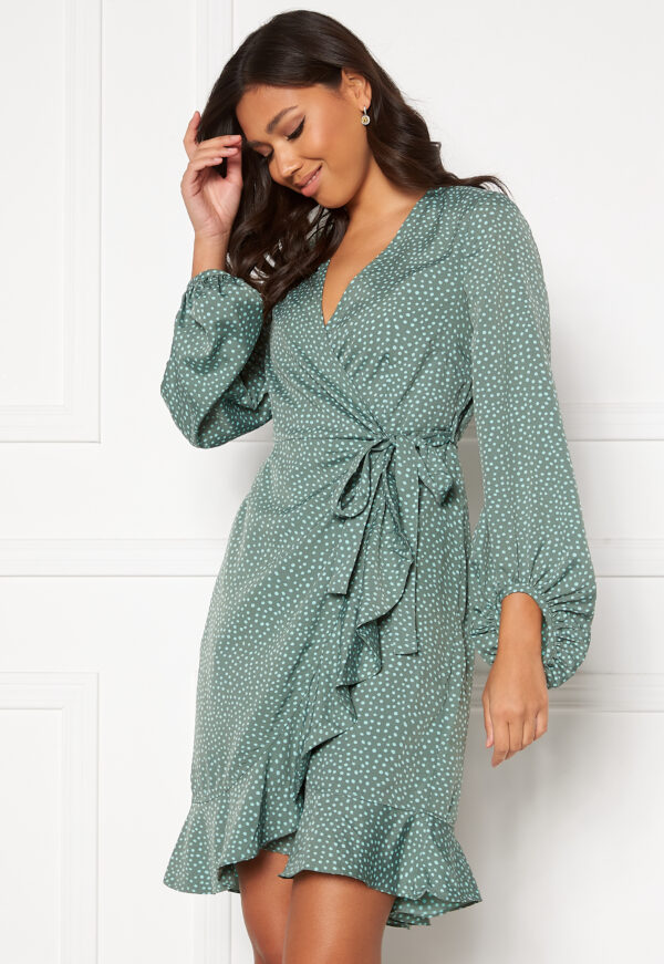 Henna L/S Wrap Dress
