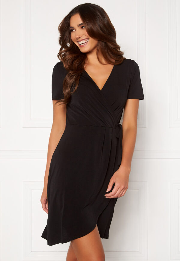 Nayeli S/S Knee Wrap Dress