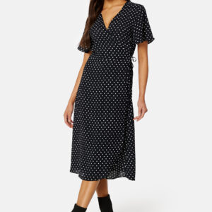 Ninna S/S Wrap Midi Dress
