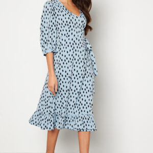 Oliva Wrap Midi Dress
