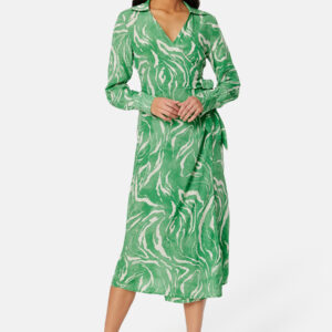 Sirene LS Midi Wrap Dress