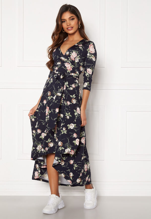 Tara 3/4 Sleeve Highlow Dress