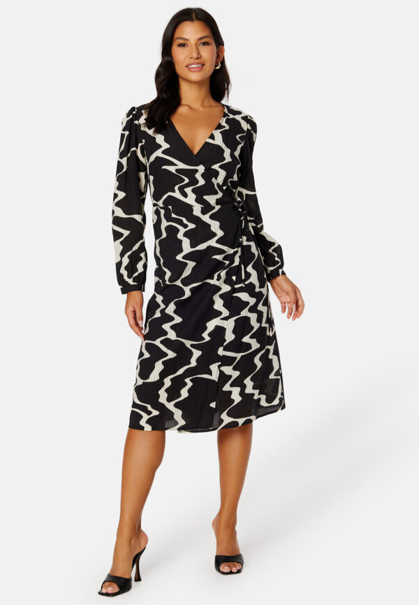 Vanja L/S Wrap Dress