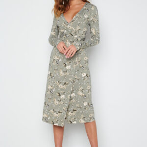Wrap Midi Dress